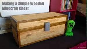 The one from the game is 14x14x14 pixels in size so i made mine to scale at 14x14x14 (1pixel=1inch). How To Make A Real Wooden Minecraft Chest Youtube
