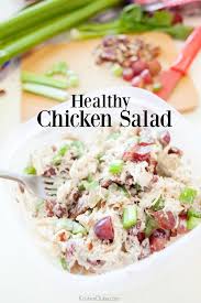 Healthy Chicken Salad Recipe East To Make In 10 Minutes Kristen Duke Recipe Healthy Chicken Salad Recipe Chicken Salad Recipes Healthy Menu