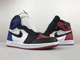 Jordan 1 low triple white tumbled leather. Nike Jordan 1 Blue Red White 1ade28