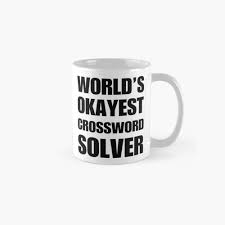 Funny World S Okayest Crossword Puzzle Gifts For Crossword Lovers Coffee Mug Mug By Christianadams Puzzles Gifts Mugs Coffee Mugs