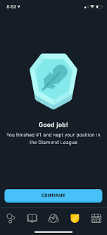 The app and the website are accessible without charge. Finally Got 1st Place In Diamond League Duolingo