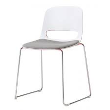 Gt708 Sled Base Chair Chair White Texture House Design