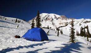 Across the park, miles of trails provide scenic hiking routes and four campgrounds offer sites for tents and rvs. Paradise Winter Campsites Outdoor Project