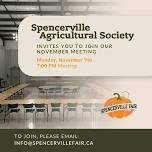 SAS - November Meeting — Spencerville Fair