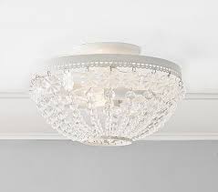 Pottery barn cecile galvanized chandelier bronze 21 lighting fixture pendant. Dome Beaded Flushmount Chandelier Chandelier Kids Ceiling Lights Pottery Barn Lighting