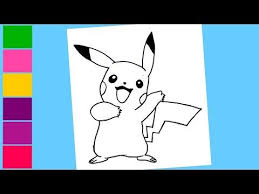 How To Draw Detective Pikachu Pokemon Step By Step Easy Pikachu Drawing Tutorial Cute Drawings Pikachu Drawing