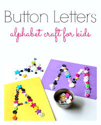An alphabet is a set of letters or symbols that we use to represent the basic speech sounds of a language in writing. Button Letter Craft Alphabet For Starters No Time For Flash Cards