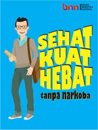 Dalam kamus besar bahasa indonesia, kata hebat merupakan bentuk adjektiva (kata yang menjelaskan nomina atau pronomina) yang memiliki arti terlampau, amat sangat (dahsyat, ramai. Sehat Kuat Hebat Tanpa Narkoba Poster Kekuatan Desain Poster