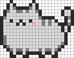 Pusheen The Cat Perler Bead Pattern Pixel Art Modele Pixel Art