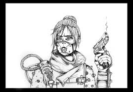 Wraith By Danime Art Apex Legends Legend Drawing Art Drawing Meme