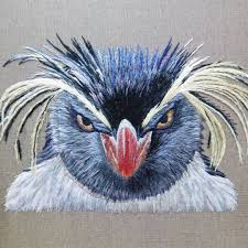 Thread Painting And Silk Shading Embroidery Techniques And Projects Royal School Of Needlework On Instagram 3 3 Our Last Post Of Today Will Inspire You To Work Birds In Advanced Silk Shading In 2020 Thread Painting Birds Needlework