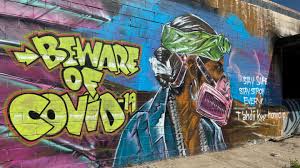 Mural raises covid safety awareness. Coronavirus Themed Murals Continue To Pop Up Around The World