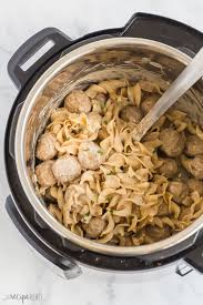 These Instant Pot Swedish Meatballs And Noodles Are An Easy One Pot Meal Made In The Pressure Instant Pot Recipes Easy One Pot Meals Instant Pot Dinner Recipes
