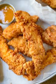 Remove from the pan and place the chicken tenders on a plate lined with kitchen paper to remove the excess oil. Crispy Chicken Tenders Boneless Chicken Wings Alyona S Cooking