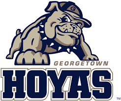 23 times (preseason), 20 times (final), 397 weeks (total) Georgetown University Hoyas Georgetown Hoyas University Logo Sports Team Logos