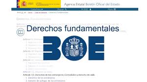 Legislación y avisos oficiales primera sección. Base De Datos Derechos Fundamentales Agencia Estatal Boletin Oficial Del Estado Youtube