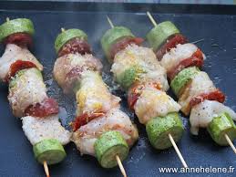 Epingle Sur Brochettes De Poisson Crustaces Fruits De Mer A La Plancha