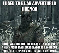 Image 215509 I Took An Arrow In The Knee Skyrim Skyrim Funny Elder Scrolls