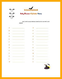 Halloween Baby Shower Game And Ideas