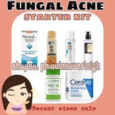 Last updated on april 28, 2020. Fungal Acne Treatment Starter Kit Decants Shopee Philippines
