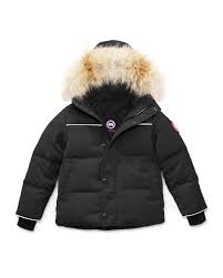 Canada Goose Kids Snow Owl Parka W Removable Fur Trim