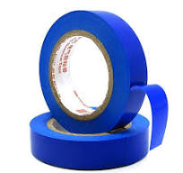 10 Rolls PVC Electrical Tapes, Viaky Self-Adhesive Waterproof Insulation  Blue Tapes, Rated up to 600 Volts and 176 °F, 15mmx18m(0.6" x 59ft)
