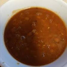 Spicy Tomato And Lentil Soup Allrecipes Com Lentil Soup Lentils Tomato Lentil Soup