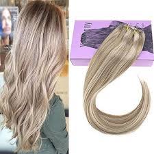 Pin On Sunny Hair Lovely 7pcs Clip In And 20pcs Tape In Real Hair Extensions Amazon United Kindom Station