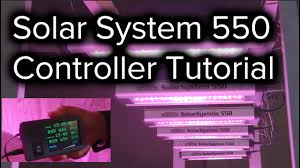 How To Set Up The Solarsystem 550 Led Grow Light Controller Youtube