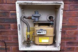 Gas meter box outside house. Gas Meter Box Repairs Utility Box Repairs