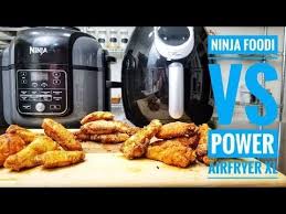 Ninja Foodi Vs Air Fryer Battle Chicken Wings Youtube Cooking Chicken Wings Air Fryer Chicken Wings Chicken Wings
