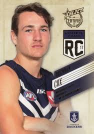 2017 AFL Select Certified Rookie Card BRENNAN COX Fremantle Dockers