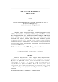 Contoh soal kebijakan moneter dan fiskal. Pdf Strategi Kebijakan Moneter Di Indonesia