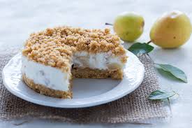 Dolci con ricotta senza cottura. Sbriciolata Fredda Ricotta E Pere Torta Senza Cottura Elvira Dolci E Cucina