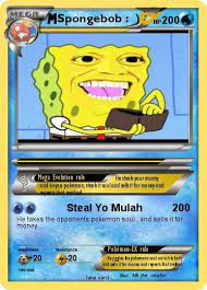 Mypokecard.com is a funny site to design your own pokemon card, vote for the best pokemon cards and create pokemon colorings. Pokemon Spongebob 3580 3580 Steal Yo Mulah In 2021 Pokemon Spongebob Mega Evolution