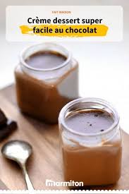 Creme Dessert Facile Au Chocolat Recette Recette Creme Dessert Dessert Creme Dessert