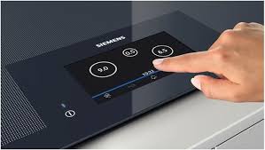 Some induction hob models have a child safety mode, which can also be identified as a button lock: Siemens Eh875ku11e Eh875ku11e Freeinduction Siemens Display Design Induction Cooktop