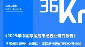 服务即竞争力！36氪揭秘家居后市场新规则，奇兵到家反向定价颠覆 ...
