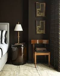 A dark brown wallpaper pattern or painted brown wall looks fantastic with light brown furniture and decor accessories. Pin On Verfkleure