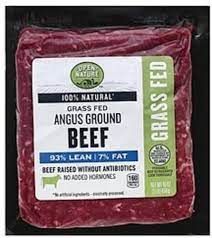 The product specification (at the front or the back) display a tiny halal logo. Open Nature Ground 93 7 Angus Grass Fed Beef 16 Oz Nutrition Information Innit