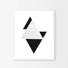 Black And White Wall Art Geometric Modernist Wall Decor Triangles Black White Wedding Gift Modernist Print Modern Minimalist Geometric Wall Art Modern Art Movements Inspirational Quote Gifts