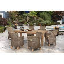Dining set includes 1 table and 2 benches that require assembly. 7 Piece Teak Dining Set Outdoor Dining Table Outdoor Dining Outdoor Garden Furniture