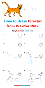 Create a warrior cat based on yourself! How To Draw Firestar From Warrior Cats Really Easy Drawing Tutorial