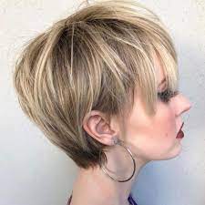 Although the choppiness of the cut and the stunning pink color are nice, it's the rosy cheeks and the lipstick that is basically the same as the lips that. Edgy Long Pixie For Fine Hair Long Pixie Hairstyles Thick Hair Styles Longer Pixie Haircut