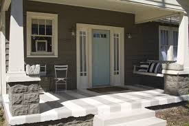 Black And White And Loved All Over My Porch Has Been Striped Front Courtyard White Porch Porch And Floor Enamel