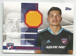 2020 Topps MLS Soccer JESSE GONZALEZ Jersey Relic #d 089/319 FC DALLAS