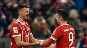 Sandro wagner is a german former professional footballer who played as a striker.he began his career at bayern munich but made only eight appearances in his first spell at the club. Bundesliga Robert Lewandowski And Sandro Wagner Bayern Munich Enjoy Striking Options For The First Time In Years