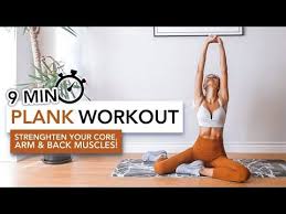 9 Min Plank Workout Core Arms Back Karin Kol Ve Sirt Guclendirme Egzersizleri Eylem Abaci Youtube Plank Workout Workout Egzersiz