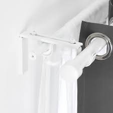 A much easier installation process. Betydlig Curtain Rod Holder White Ikea