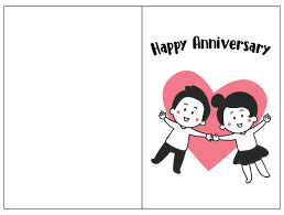 Happy anniversary, hearts, blue and white anniversary, love, husband, wife. 7 Best Free Printable Romantic Anniversary Cards Printablee Com